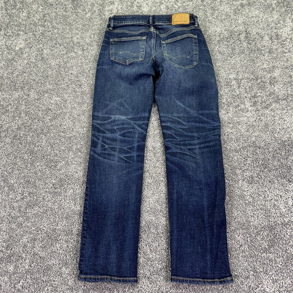 American Eagle Jeans Mens 28x30 Blue Airflex+ Slim Denim Stretch Casual City - Picture 2 of 8